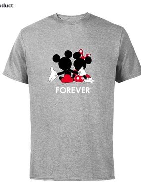 Disney Mickey Minnie Mouse Forever Gray Graphic T-Shirt Women’s L